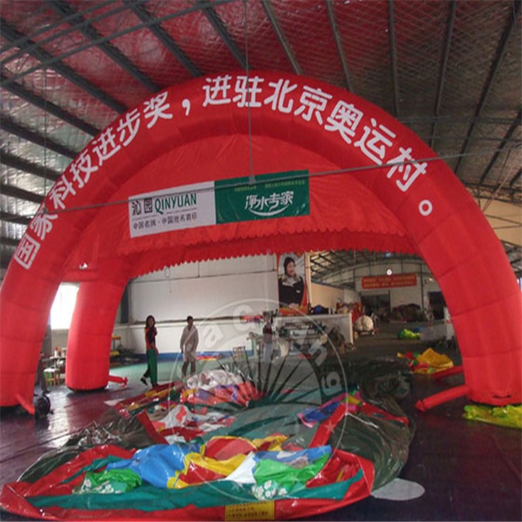 青县开业宣传双拱拱门